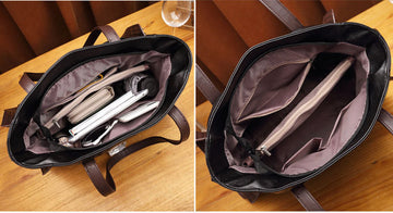 BP850 - Stylish Soft Leather Laptop Bag